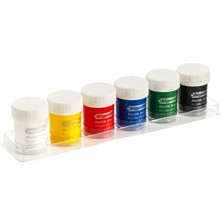 Bigpoint Acrylic Colour - Akrilik Boya 6 Renk x 25 ml