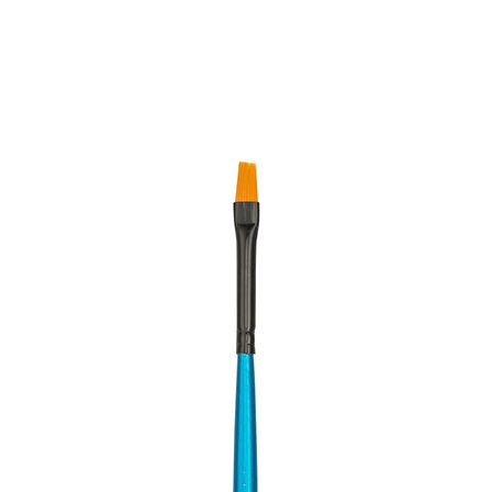 Bigpoint 210F Serisi Sentetik Kıl Düz Kesik Fırça No: 0