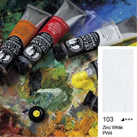 Cezanne Extra Fine Masters' Yağlı Boya 45ml (Oil Colour) Zinc White 103