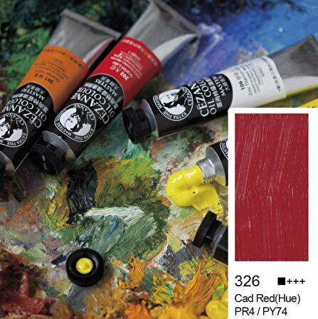 Cezanne Extra Fine Masters' Yağlı Boya 45ml (Oil Colour) Cad Red Hue 326