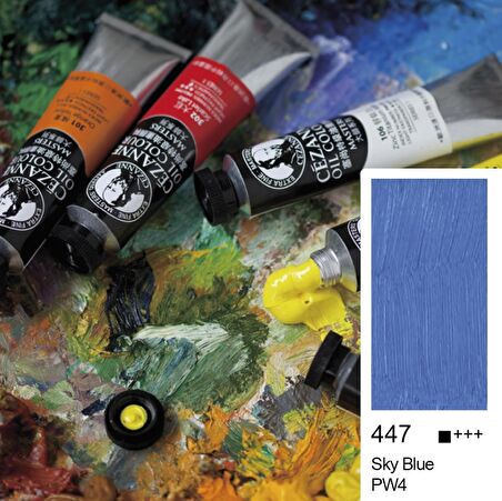 Cezanne Extra Fine Masters' Yağlı Boya 45ml (Oil Colour) Sky Blue 447
