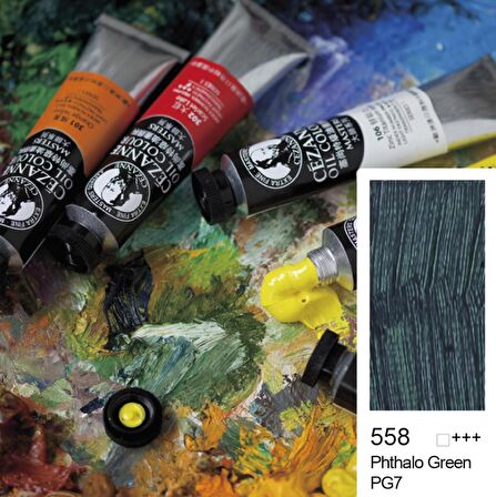 Cezanne Extra Fine Masters' Yağlı Boya 45ml (Oil Colour) Phthalo Green 558