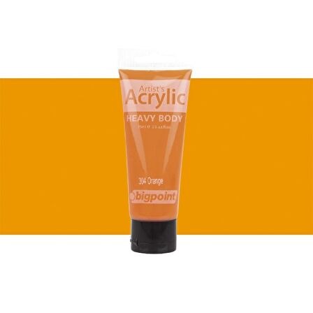 Bigpoint Heavy Body Artist's Akrililik Boya 75ml Orange 304