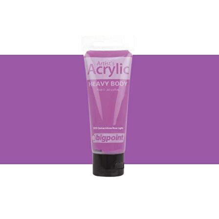 Bigpoint Heavy Body Artist's Akrililik Boya 75ml Quinacridone Rose Light 333