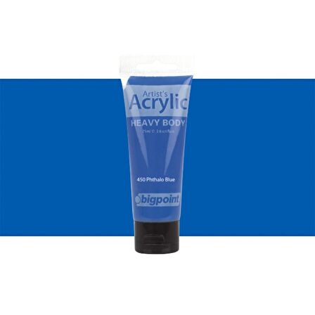 Bigpoint Heavy Body Artist's Akrililik Boya 75ml Phthalo Blue 450