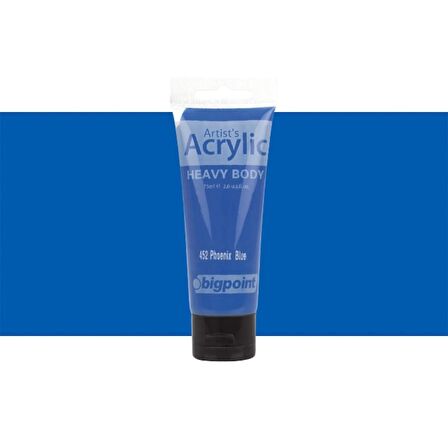 Bigpoint Heavy Body Artist's Akrililik Boya 75ml Phoenix Blue 452