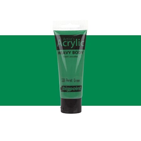 Bigpoint Heavy Body Artist's Akrililik Boya 75ml Permt Green 538