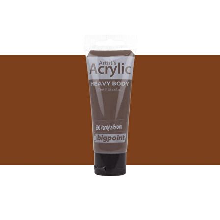 Bigpoint Heavy Body Artist's Akrililik Boya 75ml Vandyke Brown 690