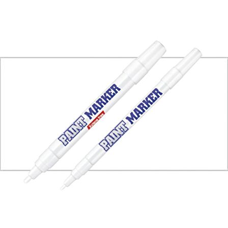 Bigpoint Paint Marker Kalem 2'li Set Beyaz