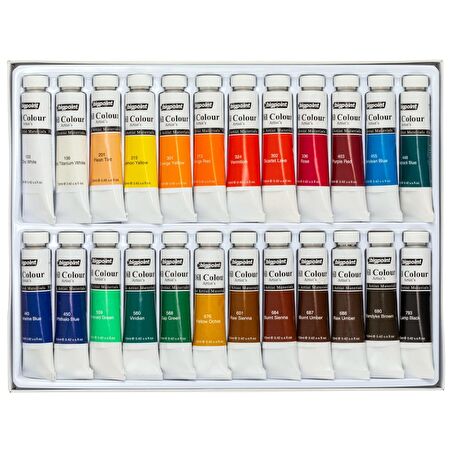 Bigpoint Oil Colour Set - Artist's Yağlı Boya Seti 12 ml Tüp x 24 Renk