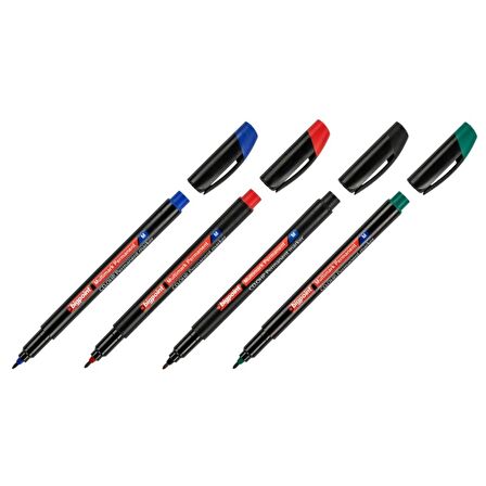 Bigpoint Permanent Marker (asetat) Kalem M 1,0 4'lü Set