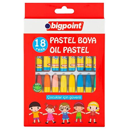 Bigpoint Yağlı Pastel Boya 18 Renk