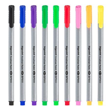 Bigpoint Fineliner Marker Kalem Set 10'lu Blisterli