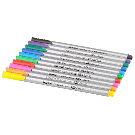 Bigpoint Fineliner Marker Kalem Set 10'lu Blisterli