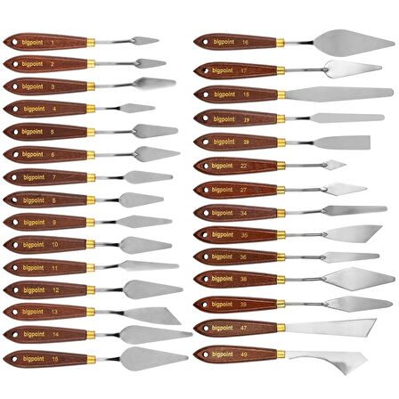 Bigpoint Metal Spatula No: 4 (Painting Knife)