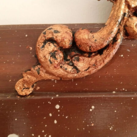 El Yapımı 'Patisserie' Temalı Seramik/Ahşap Mutfak Panosu (50x47 cm)