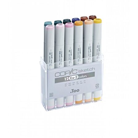 Copic Sketch Marker 12li Set Ex-2