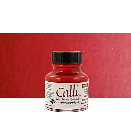 Daler Rowney Calli Kaligrafi Mürekkebi 29,5ml 013 Burgundy