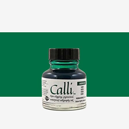 Daler Rowney Calli Kaligrafi Mürekkebi 031 29,5ml Green