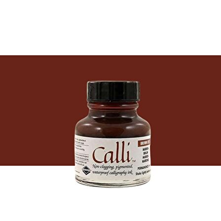 Daler Rowney Calli Kaligrafi Mürekkebi 012 29,5ml Brown