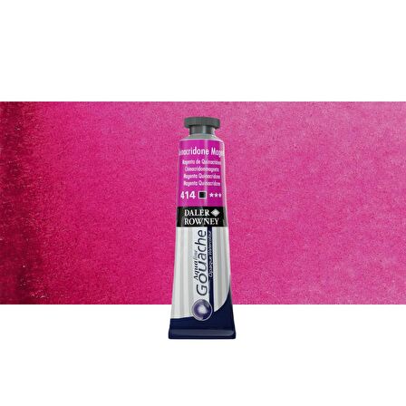 Daler Rowney Aquafine Guaj Boya Tüp 15ml 414 Quinacridone Magenta