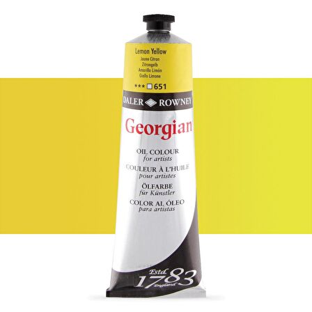 Daler Rowney Georgian Yağlı Boya 225ml Lemon Yellow 651