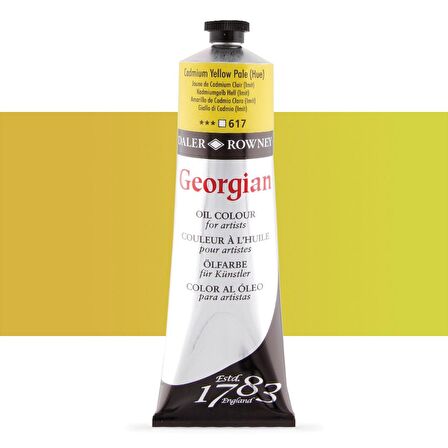 Daler Rowney Georgian Yağlı Boya 225ml Cadmium Yellow Pale Hue 617