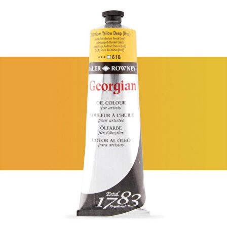 Daler Rowney Georgian Yağlı Boya 225ml Cadmium Yellow Deep Hue 618