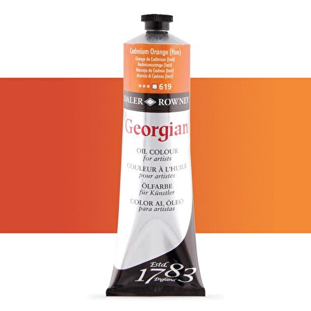 Daler Rowney Georgian Yağlı Boya 225ml Cadmium Orange Hue 619