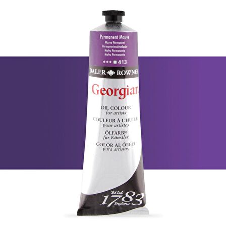 Daler Rowney Georgian Yağlı Boya 225ml Permanent Mauve 413