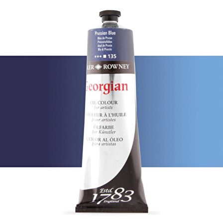 Daler Rowney Georgian Yağlı Boya 225ml Prussian Blue 135