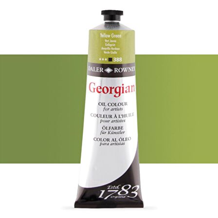 Daler Rowney Georgian Yağlı Boya 225ml Yellow Green 388
