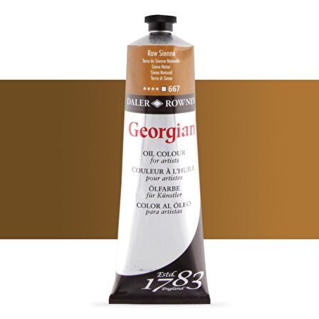 Daler Rowney Georgian Yağlı Boya 225ml Raw Sienna 667