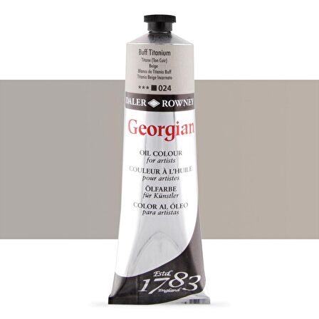 Daler Rowney Georgian Yağlı Boya 225ml Buff Titanium 024