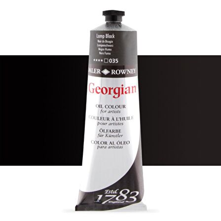 Daler Rowney Georgian Yağlı Boya 225ml Lamp Black 035