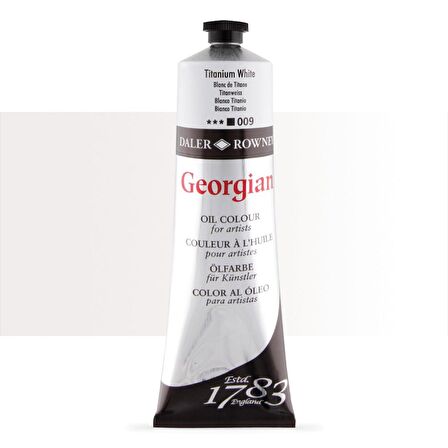 Daler Rowney Georgian Yağlı Boya 225ml Titanium White 009