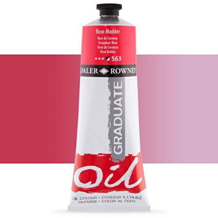 Daler Rowney Graduate Yağlı Boya 200ml 563 Rose Madder