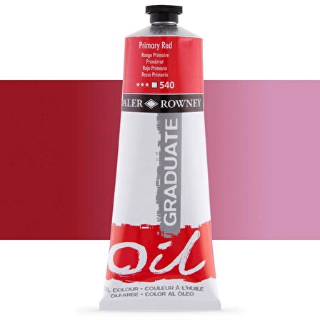 Daler Rowney Graduate Yağlı Boya 200ml 540 Primary Red