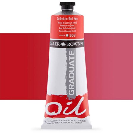 Daler Rowney Graduate Yağlı Boya 200ml 503 Cadmium Red Hue