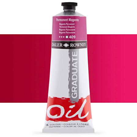 Daler Rowney Graduate Yağlı Boya 200ml 409 Permanent Magenta