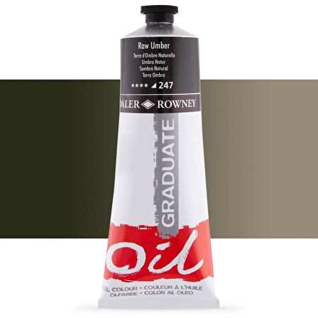 Daler Rowney Graduate Yağlı Boya 200ml 247 Raw Umber