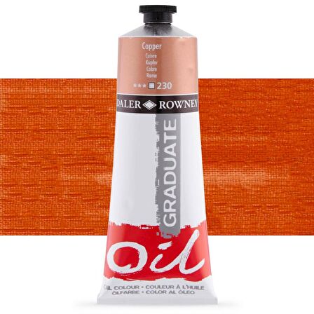 Daler Rowney Graduate Yağlı Boya 200ml 230 Copper