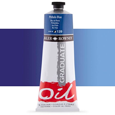 Daler Rowney Graduate Yağlı Boya 200ml 139 Phthalo Blue