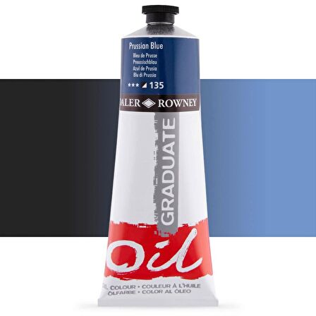 Daler Rowney Graduate Yağlı Boya 200ml 135 Prussian Blue