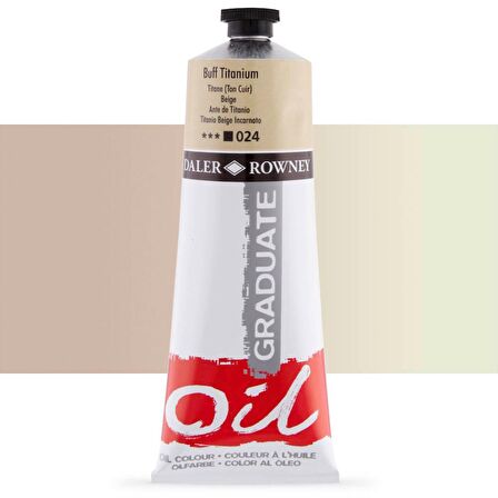 Daler Rowney Graduate Yağlı Boya 200ml 024 Buff Titanium