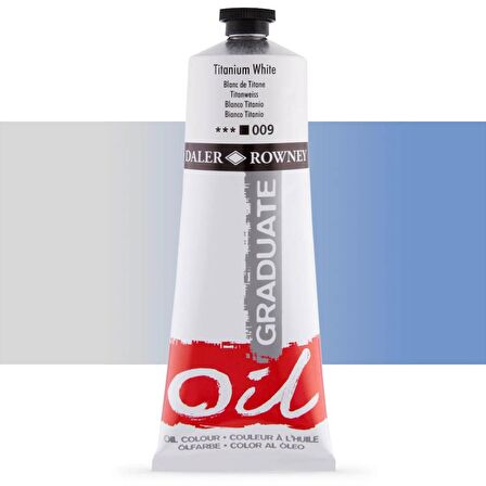 Daler Rowney Graduate Yağlı Boya 200ml 009 Titanium White
