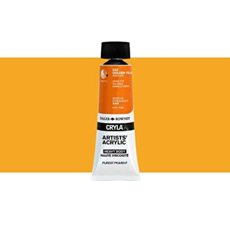 Daler Rowney Cryla Heavy Body Artists' Akrilik Boya 75ml N:632 Golden Yellow