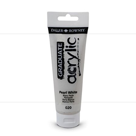 Daler Rowney Graduate Akrilik Boya 120ml 020 Pearl White