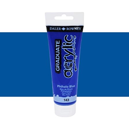 Daler Rowney Graduate Akrilik Boya 120ml 143 Phthalo Blue