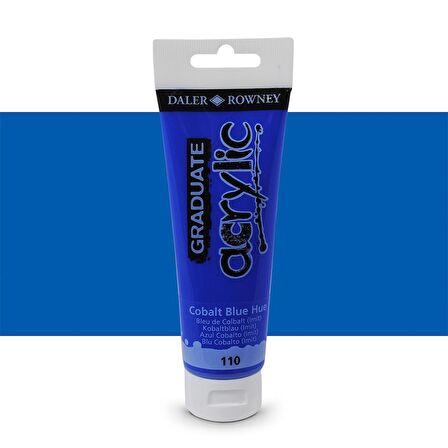 Daler Rowney Graduate Akrilik Boya 120ml 110 Cobalt Blue Hue